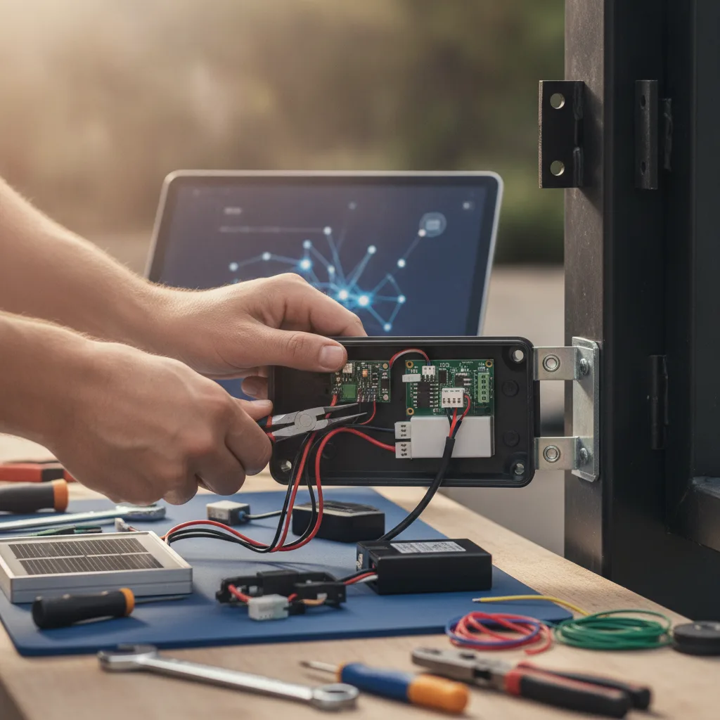 Compatibilité moteur portail solaire