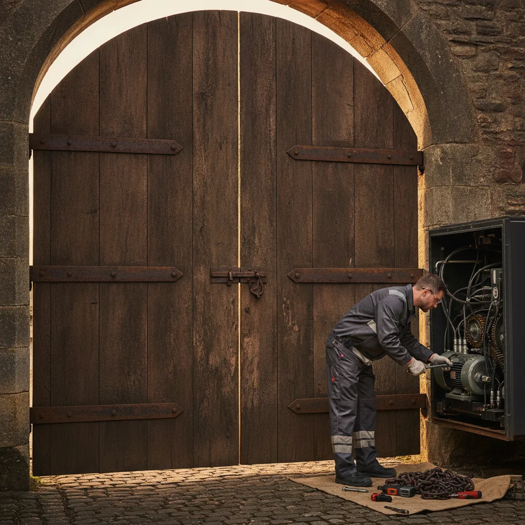 Motorisation portail lourd | LES FERMETURES FRANCAISES - motorisation portail lourd