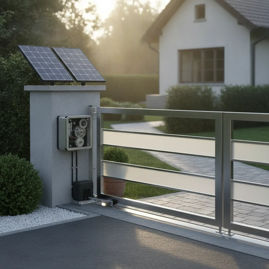 Motorisation portail sans électricité