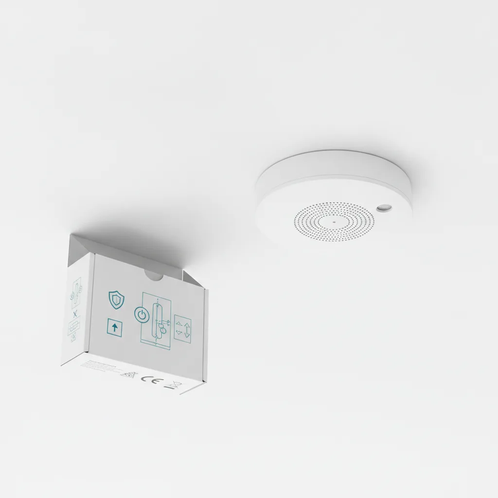 détecteur de fumée connecté alarme détecteur de fumée connecté alarme