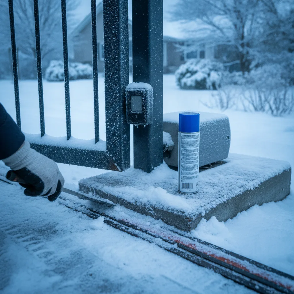 Entretien motorisation portail hiver gel – guide 2026 - entretien motorisation portail hiver gel