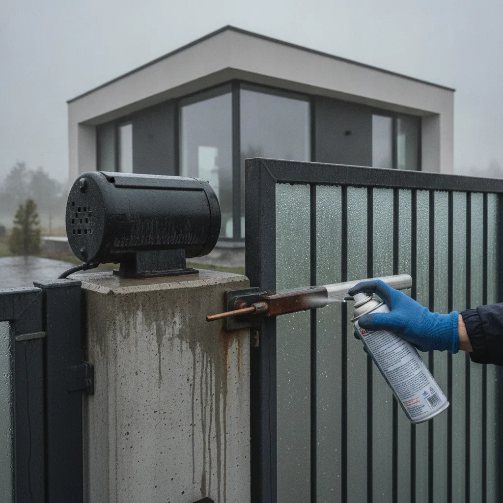 graisse et lubrifiant pour automatisme portail